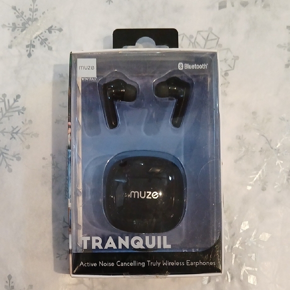 Muze Tranquil Wireless Earphones - Black - Picture 1 of 2